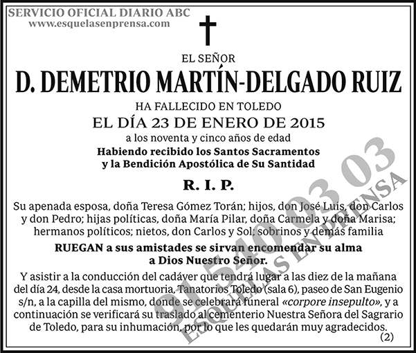 Demetrio Martín-Delgado Ruiz